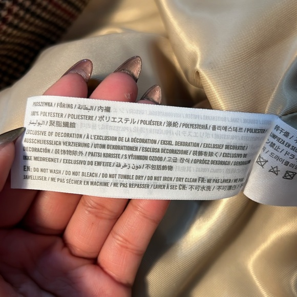 Abercrombie Plaid Wool Coat - Picture 7 of 7